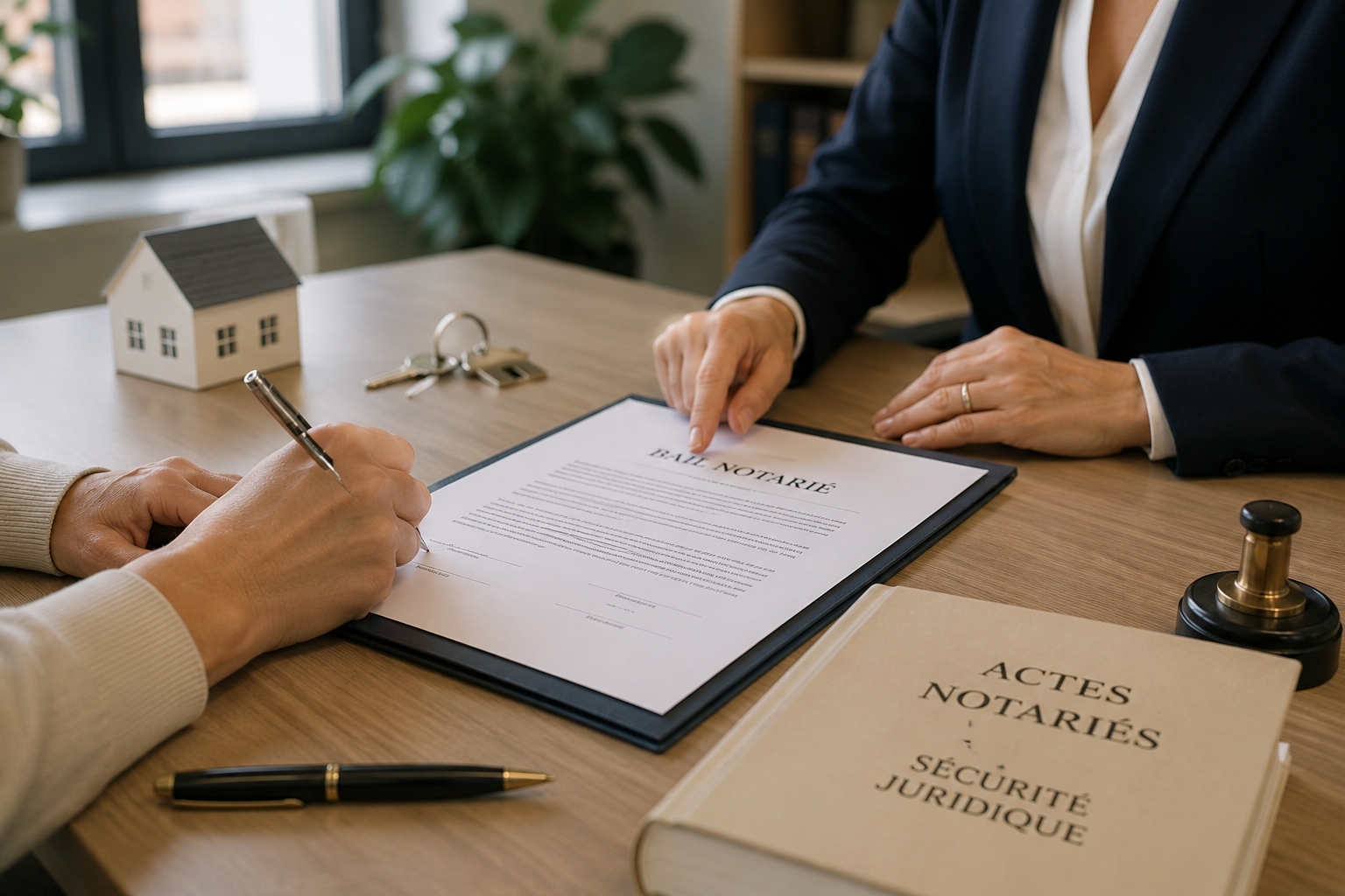 Bail notarié et acte authentique