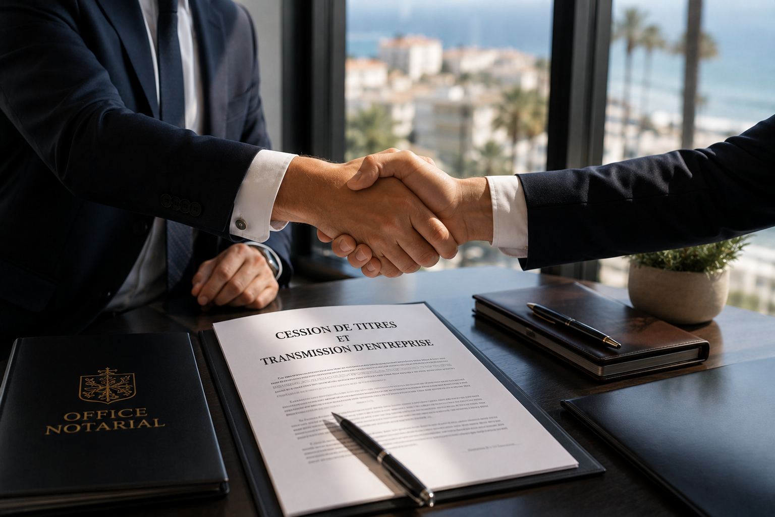 Cession de titres et transmission d’entreprise